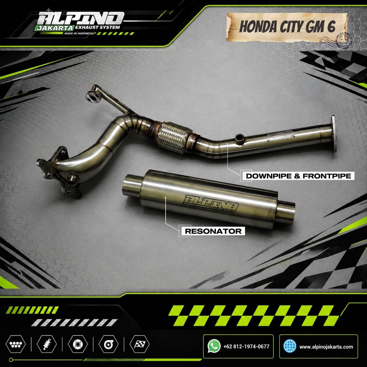 Downpipe Honda city